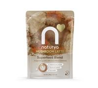 Naturya Mushroom Superfood Latte 200g | Reishi, Chaga & Lion’s Mane Blend | Caffeine-Free | Source of Copper | Adaptogenic Mushroom Drink Powder