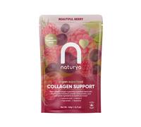 Naturya Vegan Superfood Collagen Support Beautiful Berry 140 g - Plant-Based Collagen Builder with Vitamin C, Hyaluronic Acid & Mi