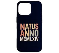 Natus Anno 1964 Birthday Party Roman Numerals MCMLXIV Case for iPhone 16 Pro