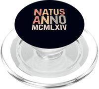 Natus Anno 1964 Birthday Party Roman Numerals MCMLXIV PopSockets PopGrip for MagSafe