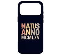 Natus Anno 1965 Birthday Party Roman Numerals MCMLXV Case for iPhone 17 Pro Max