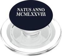 Natus Anno 1978 Birthday Party Roman Numerals MCMLXXVIII PopSockets PopGrip for MagSafe