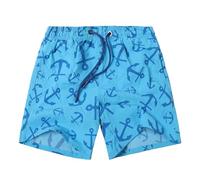 NATUST Boy's Swim Trunks Printed Beach Surf Shorts with Mesh Lining