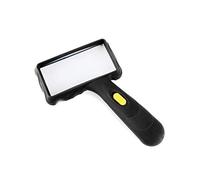 NATWEE 10X Handheld Reading Magnifier, Optical Lens with LED Lights, for Reading Newspapers, Office, School, Home Electronics, Inspection, Stamp Collection It's so kind of you