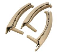 NATWEE Car Door Handle Cover Interior Car Door Handle Cover Replacement Kit Compatible with BMW X5 X6 E70 E71 E72 Models 2007-2014(LHD Set Beige)