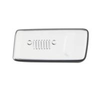 NATWEE Car Interior Stickers Compatible with Jeep for Renegade 2014-2022 LHD ABS Car Copilot Glove Box Door Bowl Handle Cover Trim Auto Accessories(Silver1)