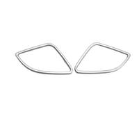 NATWEE Compatible With Q3 2013 2014 2015 2016 2017 2018 2019 Car Air Conditioning Vent Decorative Frame Cover Trim Dashboard Air Outlet Stickers Car AC Air Vent Trim