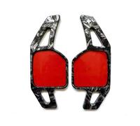 NATWEE Compatible With Seat For Leon For Cupra 4F 5F For MK3 For MK4 Car Paddle Shifter Cover Carbon Fiber Texture Steering Wheel ABS Paddle Shift Shift Switch Paddle(Forged Carbon Look)