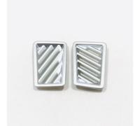 NATWEE Compatible With Toyota For Avalon 2019 2020 2021 2022 Car Accessories Front Upper Air Condition Vent Outlet Cover Trim Car AC Air Vent Trim(Silver)