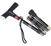 NATWEE Folding Walking Cane With Led Light And Alarm Button, Lightweight Collapsible Portable Adjustable Walking Stick - For Men, Women, Elder Cane parent's gift It's so kind of you