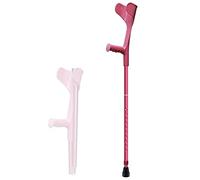 NATWEE Forearm Crutch, Folding Aluminum Crutch, Height Adjustable Crutch for Adults, for Adults and Children with Heights 4'7" - 6'1", Black/Pink/Blue It's so kind of you