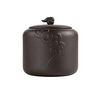 NATWEE Urns for Ashes Adult Large Cremation Funeral Human Remains Memorial Urn Keepsake Pet Casket Multifunctional Purple sand Sealed Cans (Size: 18cm * 19cm) Good times