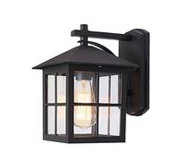 NATWEE Wall Lights, Wall Lamp, Waterproof Outdoor Wall Light, Exterior Wall Light Fixture, Industrial Glass Shade Lighting Wall Lamp,Black a It's so kind of you