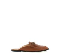 Naty 09 Leather Sabots- female- PINKO- Mules- Brown- 5 UK- Shoes 5 UK