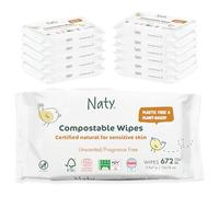 Unscented Baby Wipes - 100% Compostable and Plant-Based Wipes, Good