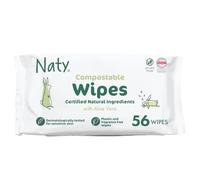 Naty Baby Wipes Aloe Vera for Sensitive Skin, 56 Count