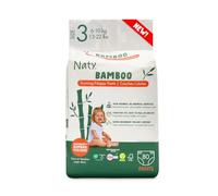 Naty Bamboo Viscose Nappy Pants - Silky Soft, Plant Based Pull ups, Dermatologically Tested for Sensitive Skin & Super Absorbent (Size 3, 80 Count)