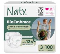Naty BioEmbrace Baby Nappies Size 3 (4-9kg), 100 Count
