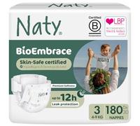 Naty BioEmbrace Baby Nappies Size 3 (4-9kg), 180 Count