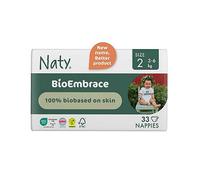 Naty BioEmbrace Nappies Size 2, 33 Nappies, 3-6kg