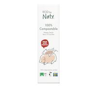 Eco by Naty Ecological Disposable Bags - Baby Nappy Sacks, 100% Compostable and Biodegradable (Pack of 50 pieces)