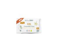 Naty Compostable XXL Baby Wipes 50 pcs