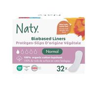 Naty Daily Panty Liners for Women, Normal, Wrapped, 32 Count