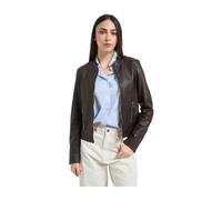 Naty Leather Jacket - female - BomBoogie - Leather Jackets - Brown - S - Jackets S