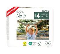 Naty Nappy Pants - Hypoallergenic and Chemical-Free Pull Ups, Highly Absorbent and Training Nappies for Boys and Girls (Size 4 - 22 Count)