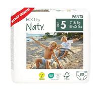 Naty Nappy Pants - Hypoallergenic and Chemical-Free Pull Ups, Highly Absorbent and Training Nappies for Boys and Girls (Size 5 - Pack of 4)