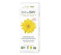 Naty Sanitary Pads Super - Plantbased and absorbent for Women, Organic Cotton Menstrual Product, Better for Feminine Health (12 Count)