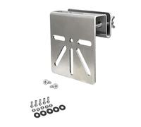 Naubluvo Gutter Mount Stainless Steel for Eufy S340 Camera, SoloCam E30 and Eufy 4G LTE Cam S330, Gutter Mount Bracket for Security Cameras, IP PTZ Dome Outdoor Cameras, No Drill Installation