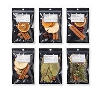 Naucoos 6 Pcs Simmer Pot Potpourri Mix Blends with Natural Dried Botanical