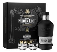 Naud Hidden Loot Spiced Rum 70cl Gift Pack With 2 Glasses