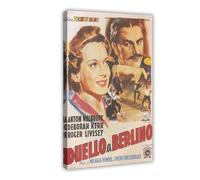 NAUEHG Auf Dem Leben Und Im Tod Des Oberst Blimp (Italian-1943) Canvas Poster Bedroom Decor Landscape Office Room Decor Gift 12x18inch(30x45cm)