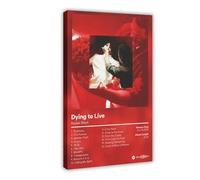 NAUEHG Dying To Live - Music Album Poster Canvas Poster Wall Art Decor Print Picture Paintings for Living Room Bedroom Decoration 20x30inch(50x75cm)