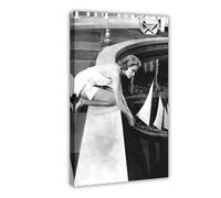 NAUEHG Grace Kelly Poster Canvas Poster Wall Art Decor Print Picture Paintings for Living Room Bedroom Decoration 16x24inch(40x60cm)
