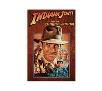 NAUEHG Indiana Jones And The Temple of Doom 1984 Poster Canvas Poster Bedroom Decor Landscape Office Room Decor Gift 16x24inch(40x60cm)
