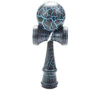Naugan Wooden Toy Outdoor Sports Kendama Toy Ball Children and Adults Outdoor Ball Sports Crack Beech Wood Colorful Design Black and Blue