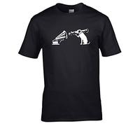 Naughtees Clothing - Banksy HMV Dog with Bazooka T-Shirt Street Art Grafitti Bristol Style