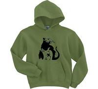 Naughtees Clothing Banksy Toxic Rat Hoodie. He's Cute but Deadly and There's Always one Within 20 Meters! A Banksy Urban Art Favourite.