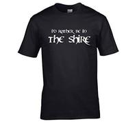 Naughtees Clothing - I'd Rather be in the Shire T-Shirt. for Those Days When You just Don't Want to be Where You're at.