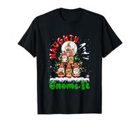 Naughty and I Gnome It Xmas Tree Group Gnomies Matching Kids T-Shirt