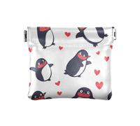 Naughty Animal Penguin Simple Line Fashion Women Leather Cash Wallet Unique Change Wallet for Women bolsas para monedas de