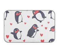 Naughty Animal Penguin Simple Line Summer cooling pads for dogs Self Cooling 38" x 23" cooling pad for pig indoor comfy manta fria para perros M