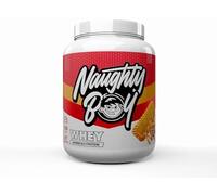Naughty Boy Advanced 100% Whey Protein Powder. Muscle Building & Recovery Shake with Optimum Taste & Mixability. Low Sugar. (Caramel Biscuit, 2010 g)