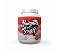 Naughty Boy Advanced 100% Whey Protein Powder. Muscle Building & Recovery Shake with Optimum Taste & Mixability. Low Sugar. (Strawberry Milkshake, 2010 g)