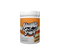 Naughty Boy Advanced Whey Protein Powder, 22g Protein, Low Sugar, Easy Mixing Recovery Shake, 900g, 30 Servings, Frosted Carrot Cake