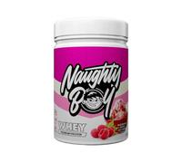 Naughty Boy Advanced Whey Protein Powder, 22g Protein, Low Sugar, Easy Mixing Recovery Shake, 900g, 30 Servings, Raspberry Ripple Ice Cream