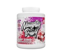 Naughty Boy Beef Zero Protein Powder - High Protein Beef Protein Isolate for Muscle Growth & Recovery, Lactose Free, Dairy Free Protein Shake - [Cherry Razz] [1.8kg - [60 Servings]